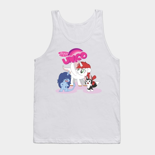 My Little Unico Tank Top by captainlaserbeam